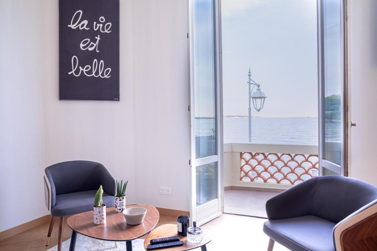 " Nid D'Amour " Evasion De Reve - Pieds Dans L'Eau Face A La Mer Cannes Exterior photo